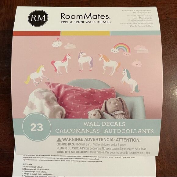 Unicorn Wall Decals Kids Room Decorations - Picture 3 of 8